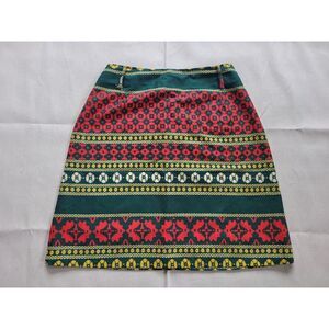 Vintage 60's Prestige Of London Skirt Mod Gogo Patterned‎ Stripes A Line Mini S